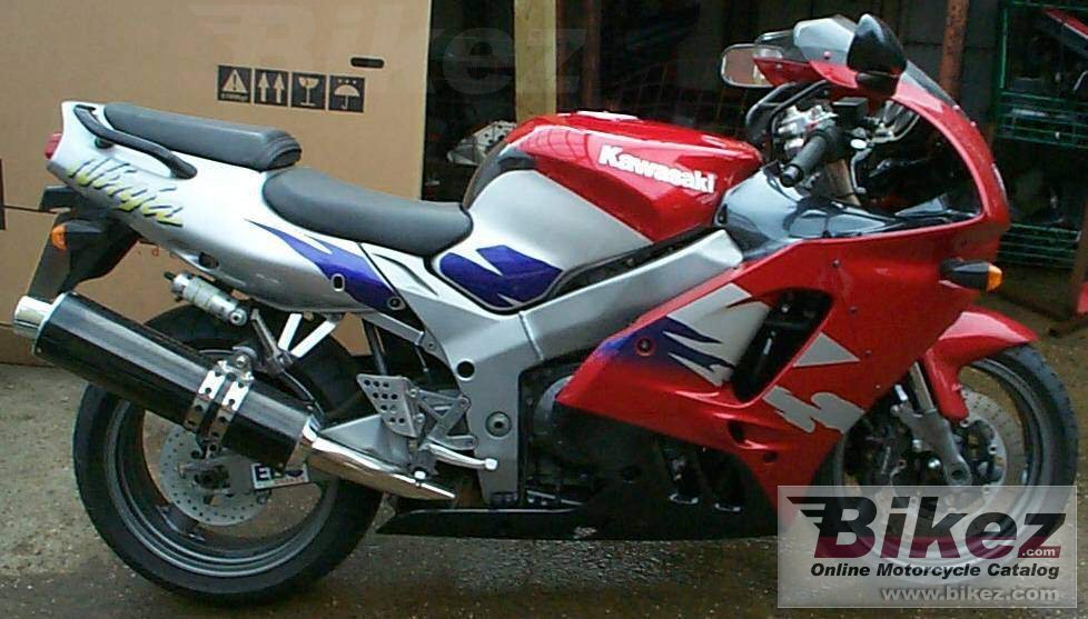 Big john Treloar zx 9 r ninja picture and wallpaper from Bikez.com